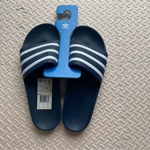 Adidas Navy Blue Adilette Slides